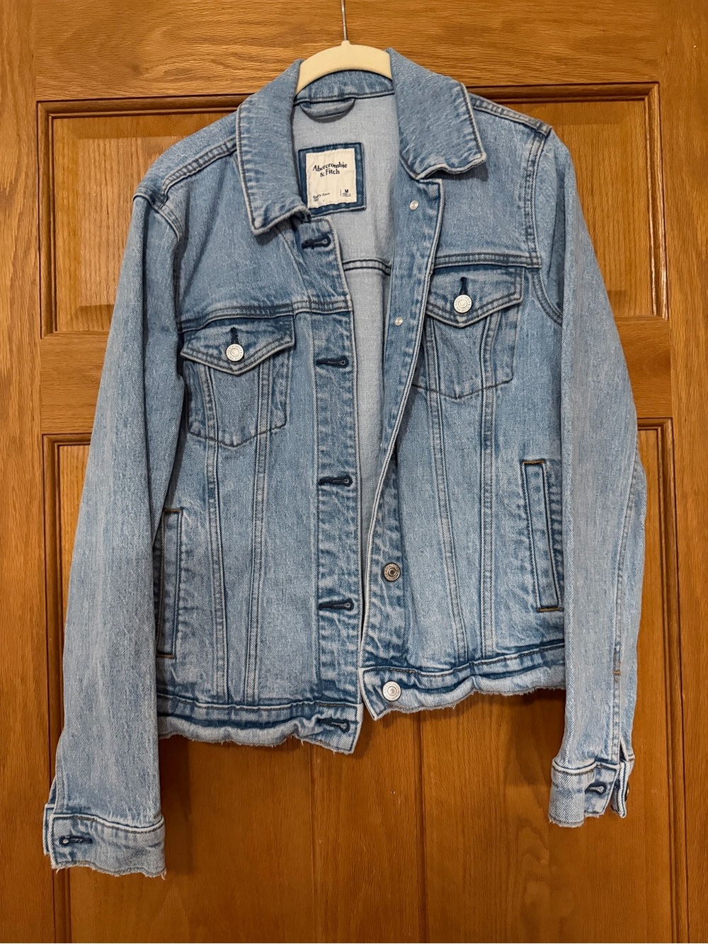 Abercrombie & Fitch Light Blue Denim Jacket
